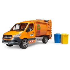 Bruder Mercedes Sprinter vuilniswagen met 2 containers