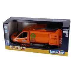 Bruder Mercedes Sprinter vuilniswagen met 2 containers