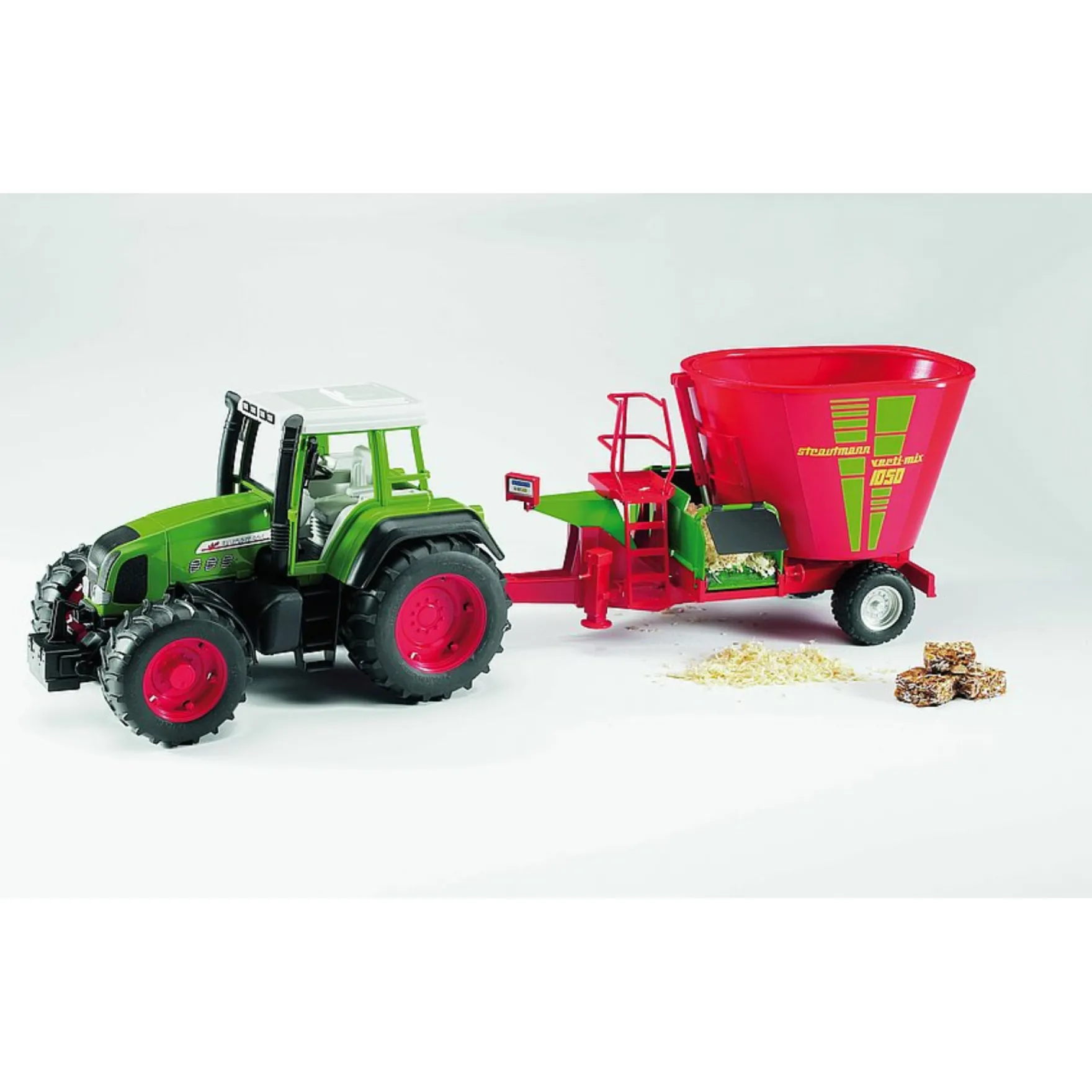 Bruder Tractor Aanhanger Voedermixmachine Strautmann Verti Mix 1050