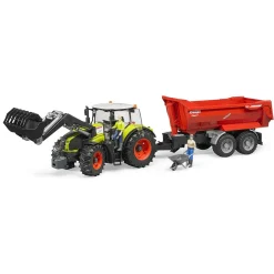 Bruder Tractor Claas Axion 950 Met Frontlader