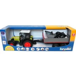 Bruder Tractor Claas Nectis 267 F Met Aanhanger