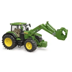 Bruder Tractor John Deere 7R 350 Met Frontlader