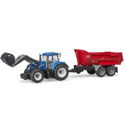 Bruder Tractor New Holland T7.315 Met Frontlader