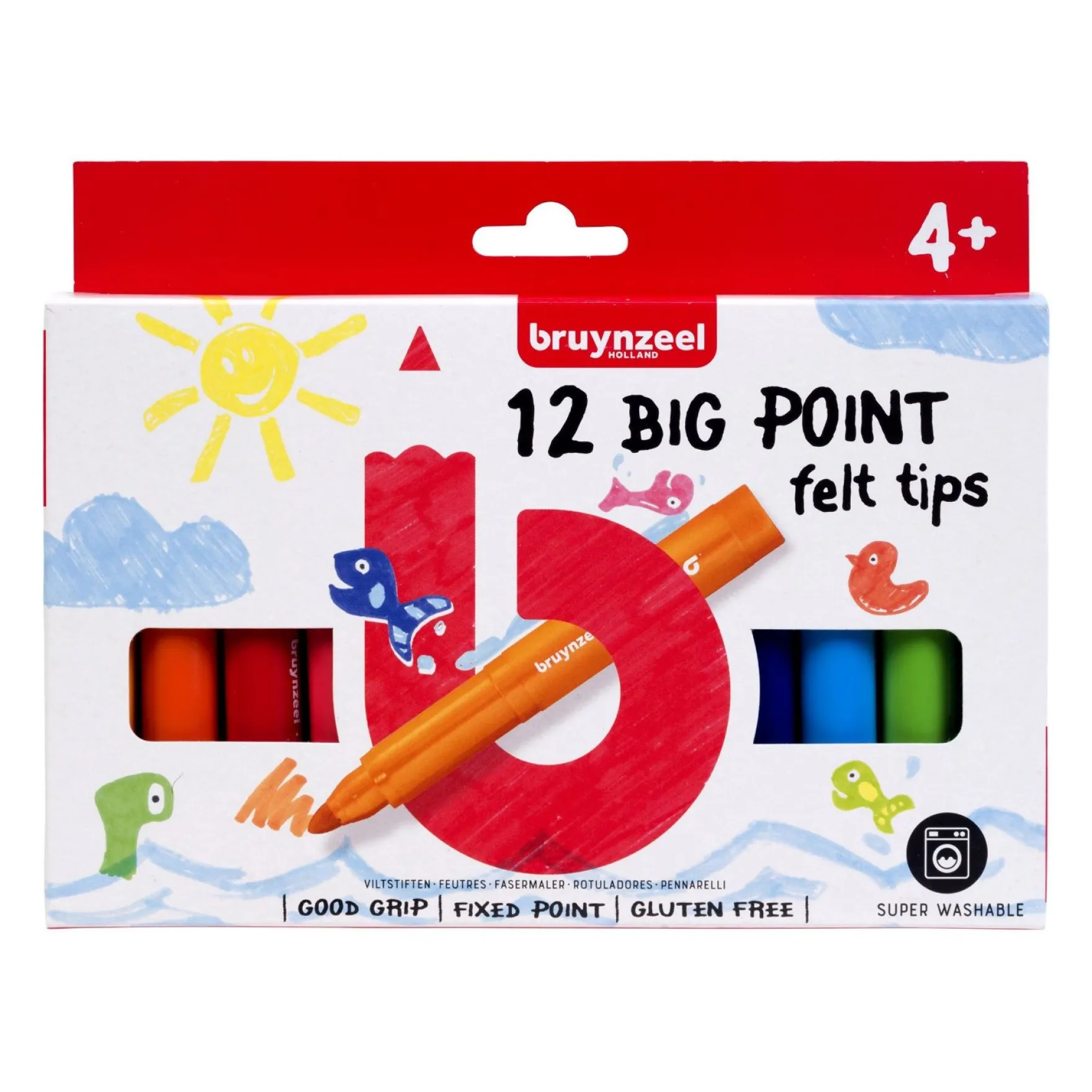 Bruynzeel big point viltstiften 12 stuks