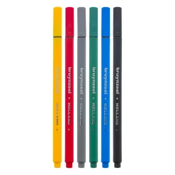 Bruynzeel Fineliner Set 6 Kleuren Basic