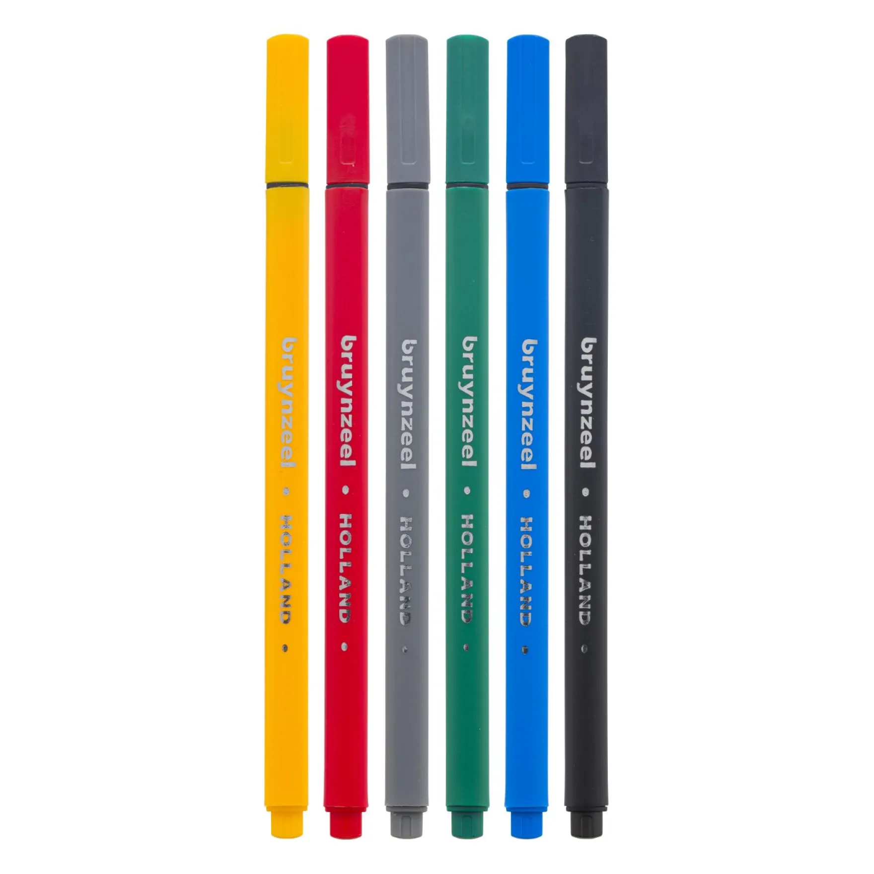 Bruynzeel Fineliner Set 6 Kleuren Basic