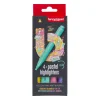 Bruynzeel markeer stiften pastel kleuren 4 stuks