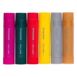 Bruynzeel verfstiften metallic kleuren 6 stuks