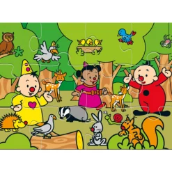 Bumba Puzzel 12st Bosdieren