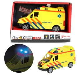 Cars ambulance truck Nederlands frictie met licht en geluid