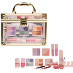 Casuelle Koffer Met Goudkleurig Frame