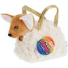 Chihuahua pluche in handtas 2 assorti