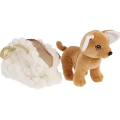 Chihuahua pluche in handtas 2 assorti