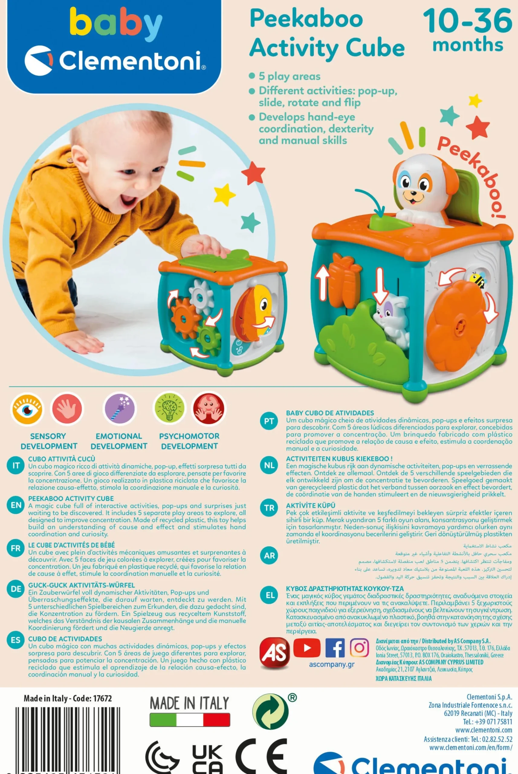 Clementoni baby activiteitenkubus