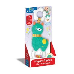 Clementoni baby alpaca ratel schud en speel