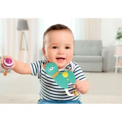 Clementoni baby alpaca ratel schud en speel