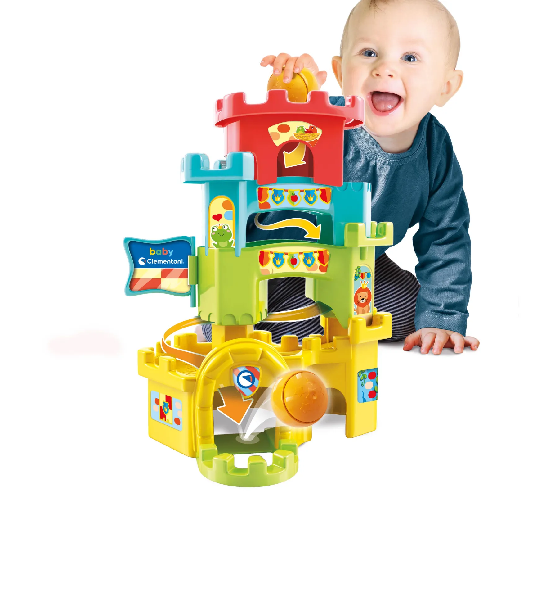 Clementoni baby speelkasteel rollende bal