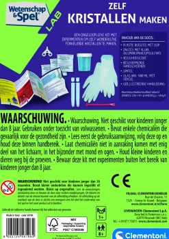 Clementoni kristallen maken educatief