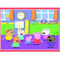 Clementoni Peppa Pig 4 in 1 puzzel 12, 16, 20, 24  stukjes