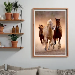 Clementoni Puzzel 1000 stuks rennende paarden  compact