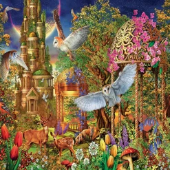 Clementoni puzzel Fantasie Tuin 1500 stukjes