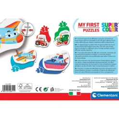 Clementoni Puzzel my first 2, 3, 4, 5 stukjes Transport
