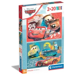Clementoni Puzzel 2x20 Stukjes Cars Disney