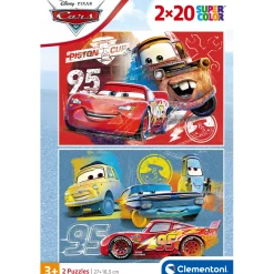 Clementoni Puzzel 2x20 Stukjes Cars Disney