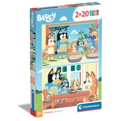 Clementoni Puzzel 2x20 Stukjes Bluey