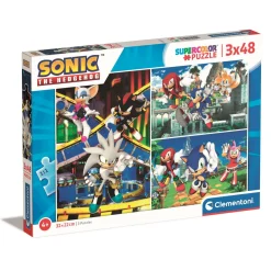 Clementoni sonic puzzel 3 x 48 stukjes