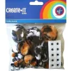 Create-It Pompom Animal Mix en oogjes 60 Stuks