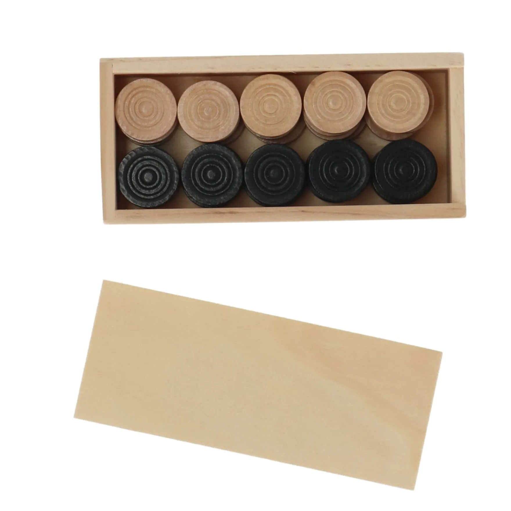 Damstenen In Houten Kistje 30mm