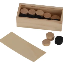 Damstenen In Houten Kistje 30mm