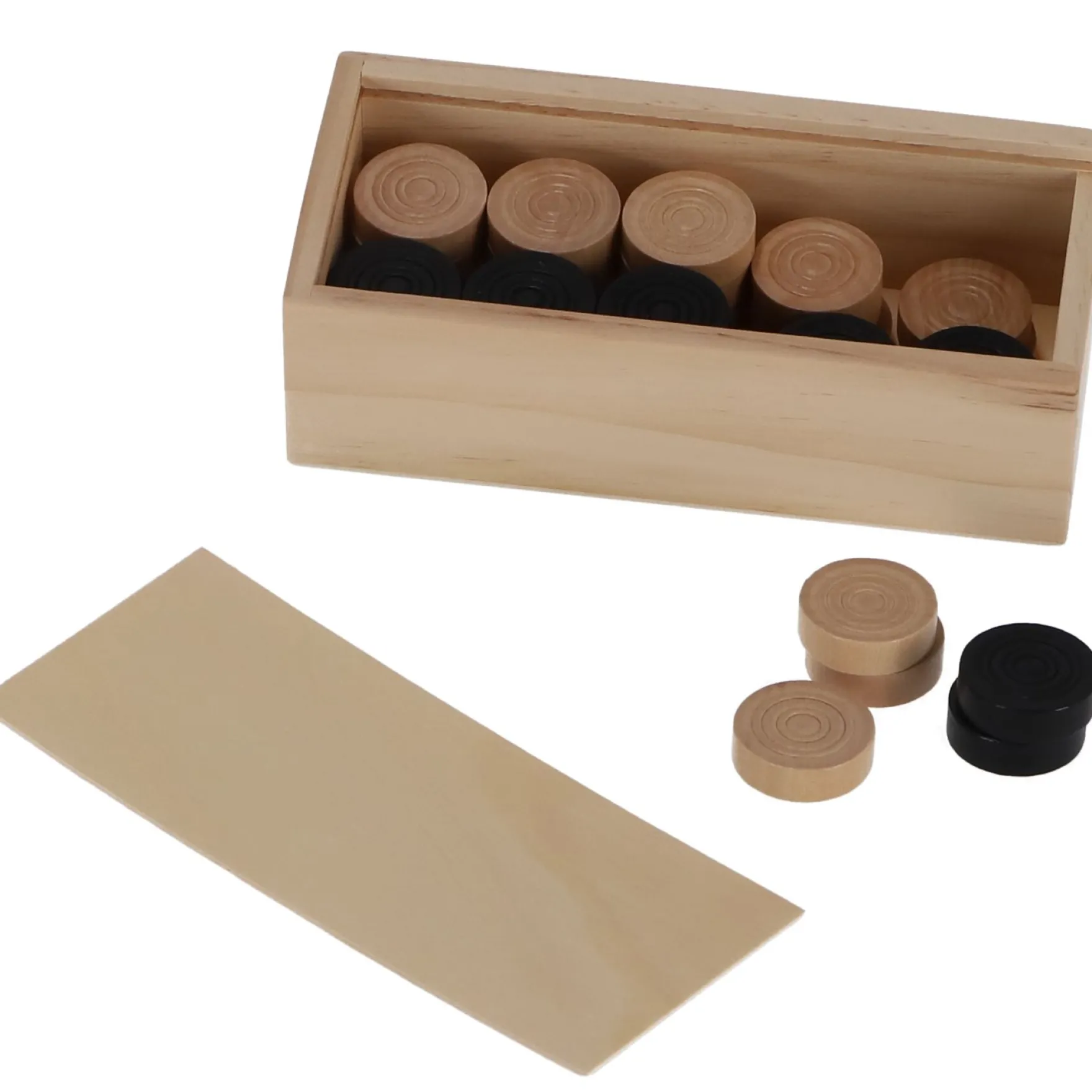 Damstenen In Houten Kistje 30mm