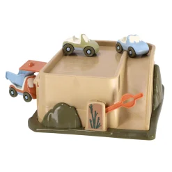 Dantoy garage met 3 auto's bio