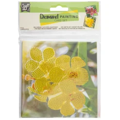 Diamond painting kaartenset 13x13 cm 2 stuks  3 assorti