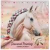 Diamond painting op canvas Horse collection  30x30 cm