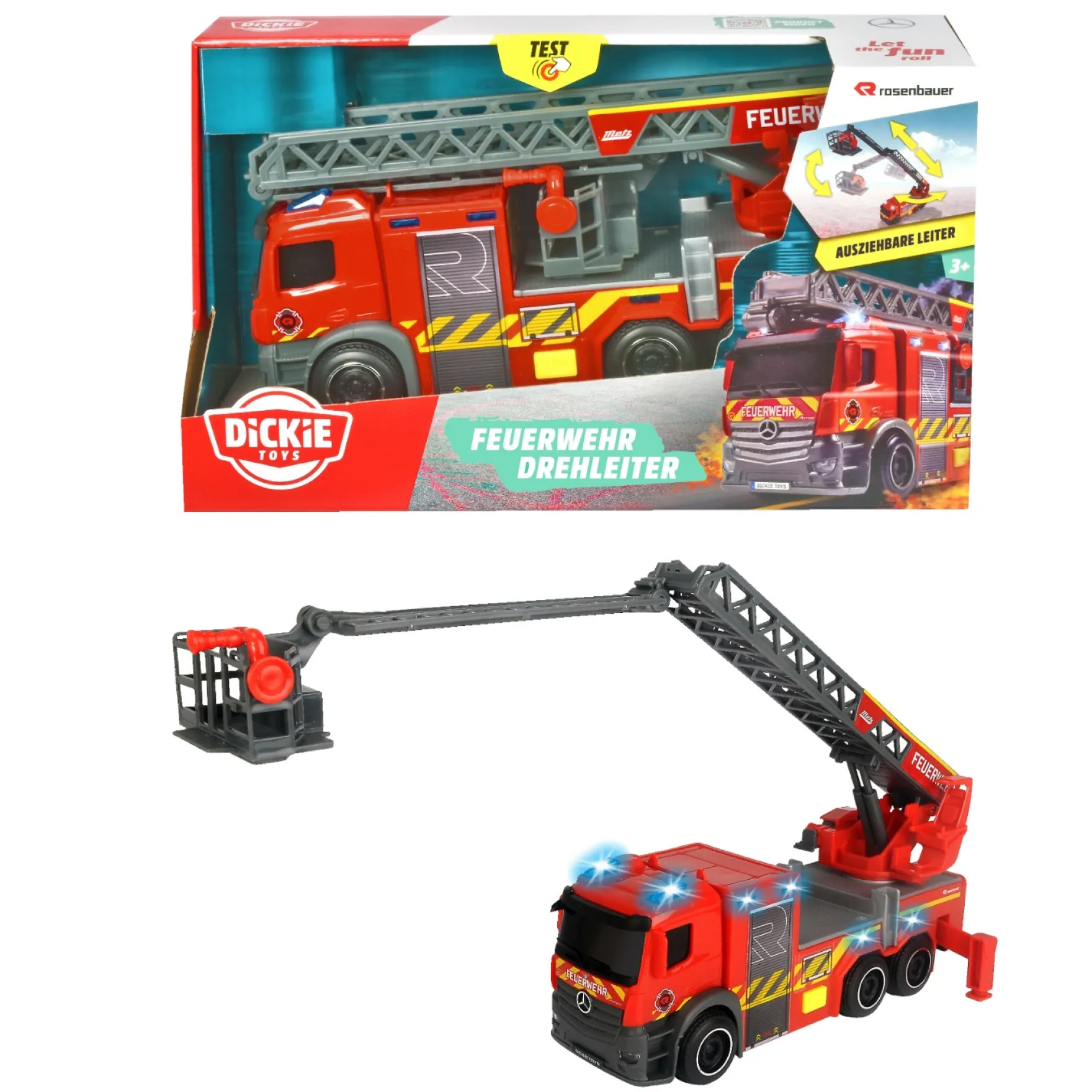 Dickie Toys Brandweerauto Met Licht En Geluid 23 Cm