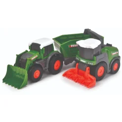 Dickie Toys Fendt Tractor 3-Delige set (3 Assorti) 9 Cm