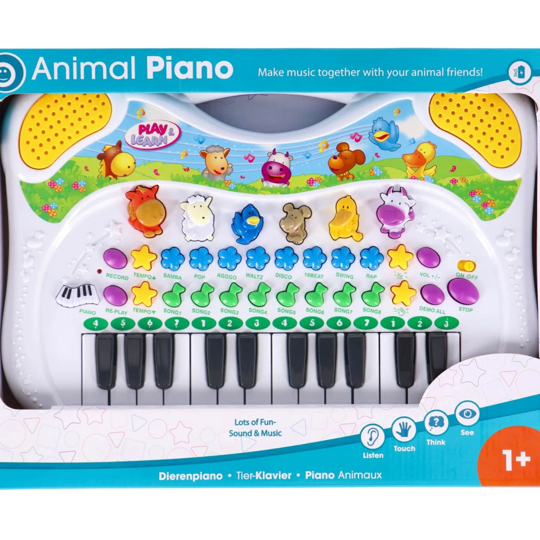 Dieren Piano Met Opneem Functie