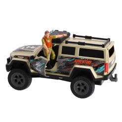 Dinobase Auto terreinwagen met dino en licht  en geluid