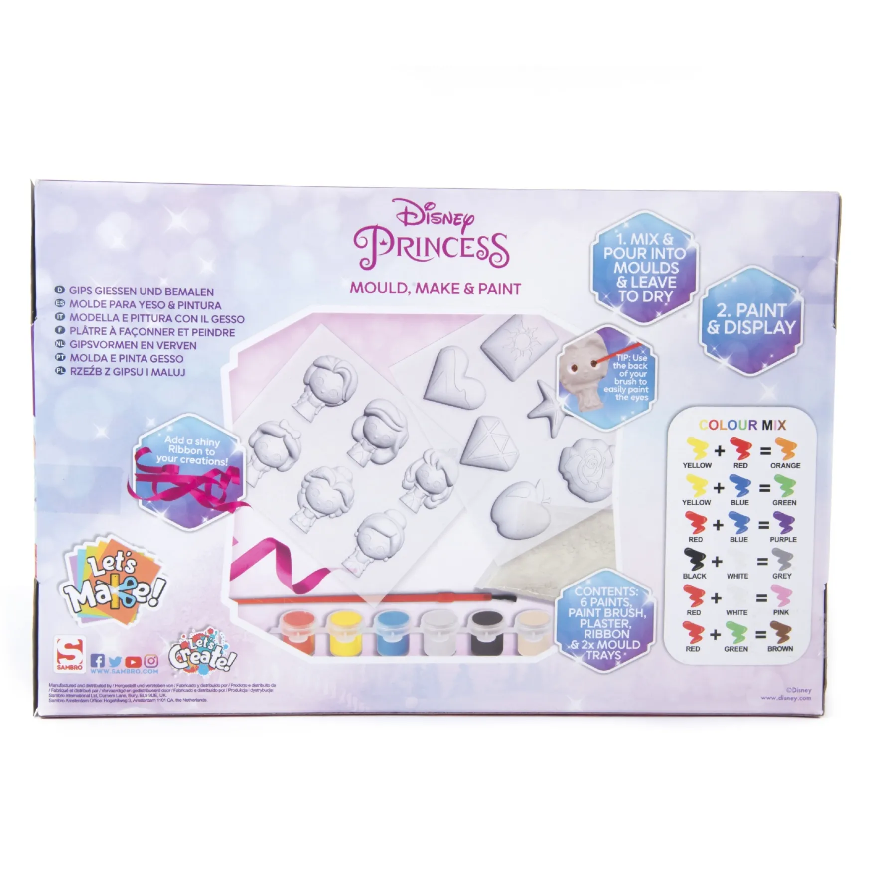 Disney Princess Gips gieten en verven