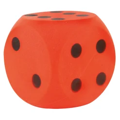 Dobbelsteen Bal Soft Rood 16 Cm