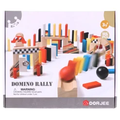 Dominostenen rally hout 115 delig