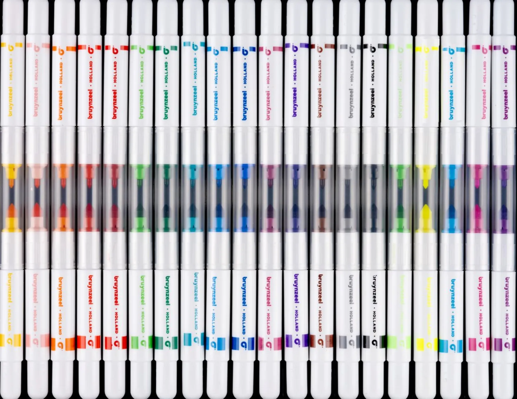 Dubbelpunters Viltstiften Bruynzeel 20 Stuks