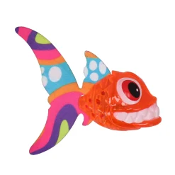 Duik vis met grote tanden en licht assorti