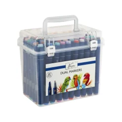 Duo markers 60 stuks in luxe box