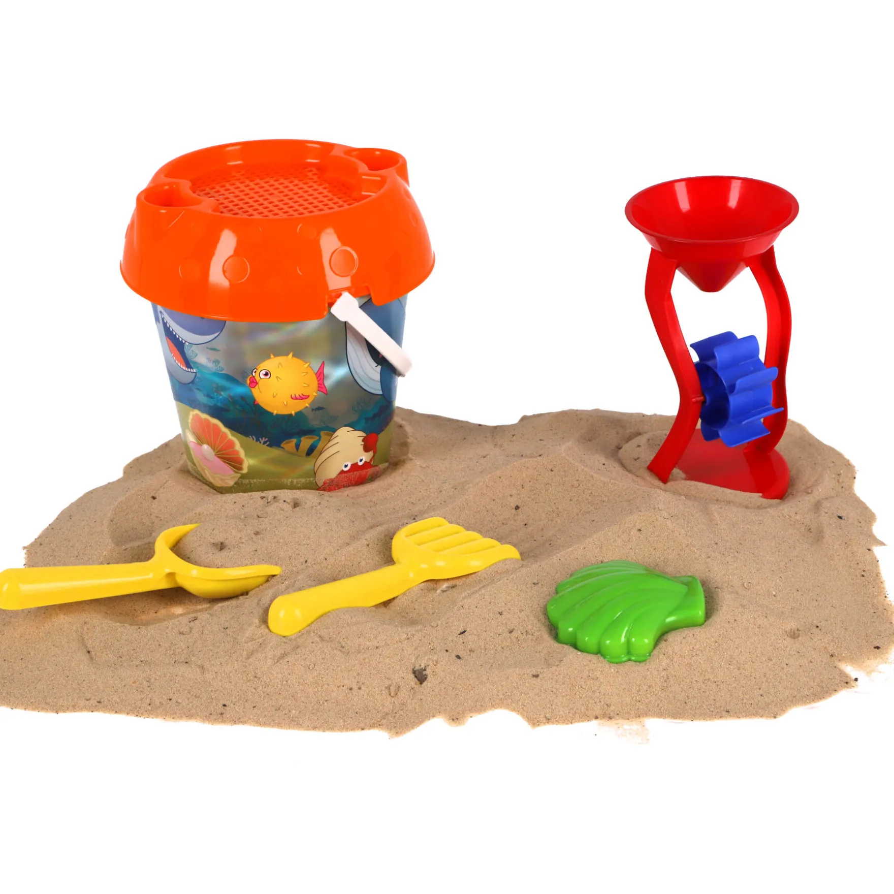 Emmerset oceaan luxe met zandmolen 5 delig 18 cm