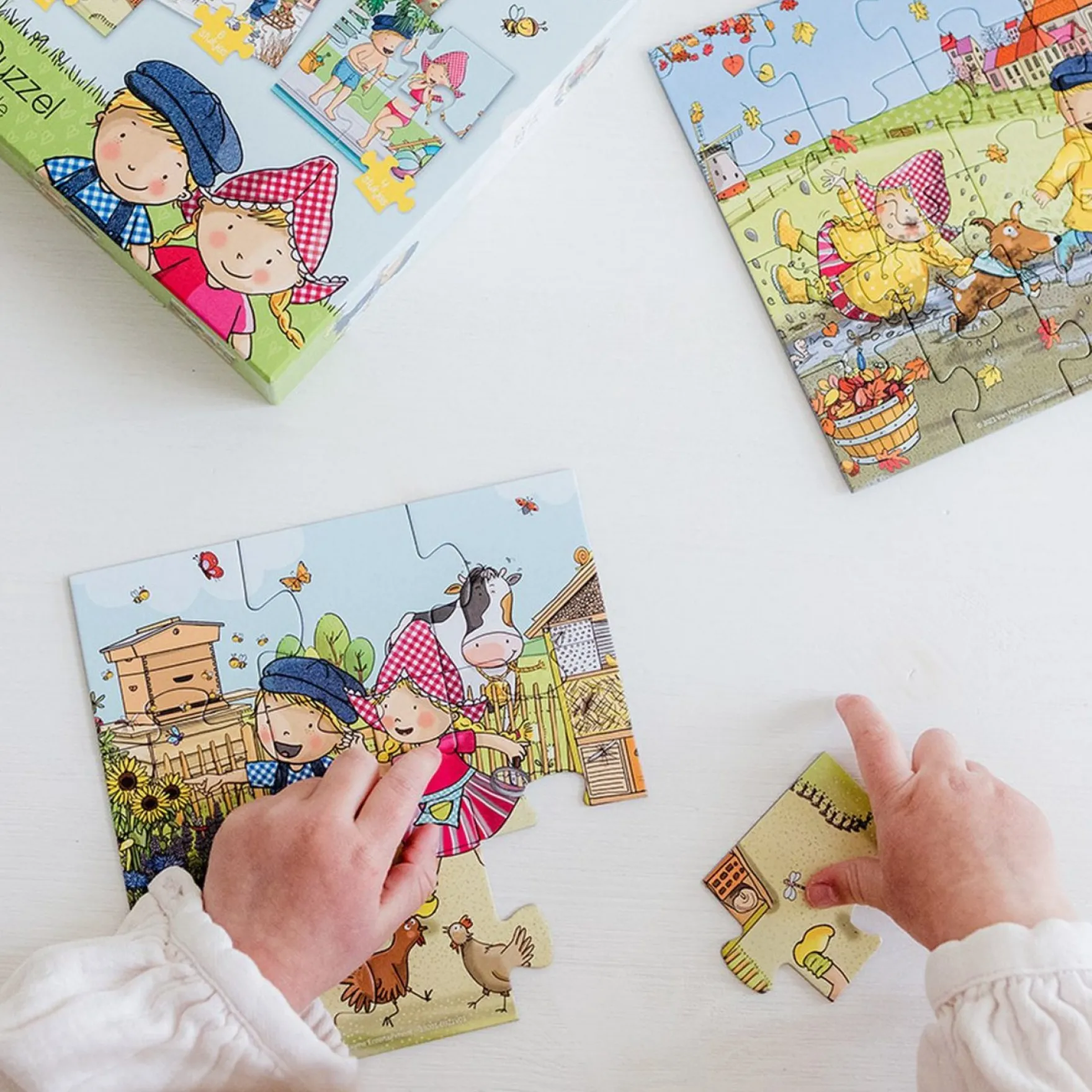 Fien & Teun 4-in-1 Puzzel