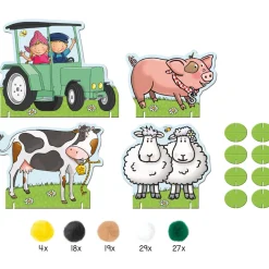 Fien En Teun Pompom Plakken Knutselset